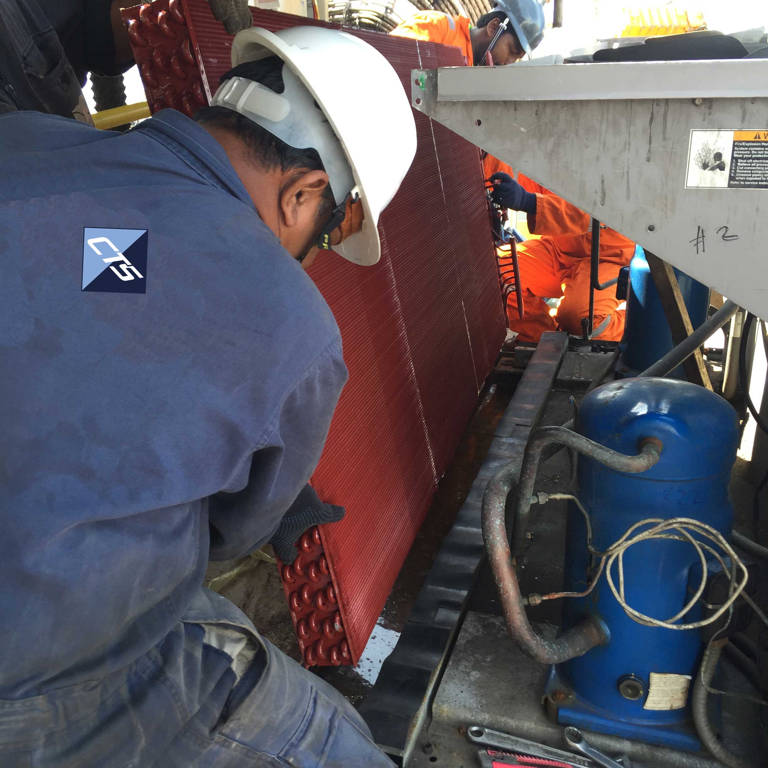 CTS Technician Completing EPC Service