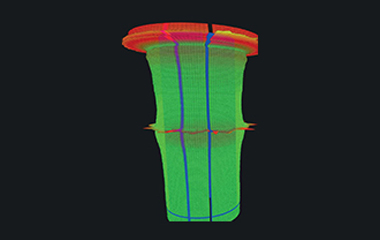3D Image of Liner Scan