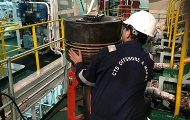 Machine on Spare Piston
