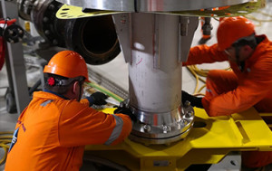 BorWin gamma topside Install in Progress